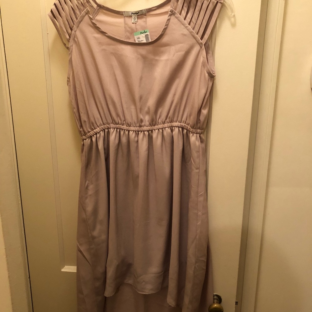 Fun light high low dress